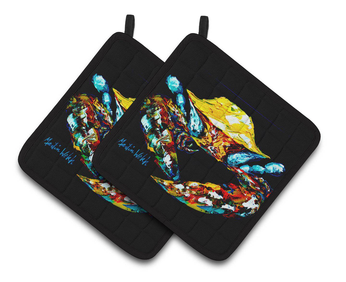 Sand Dance Turtle Pair of Pot Holders MW1150PTHD - the-store.com