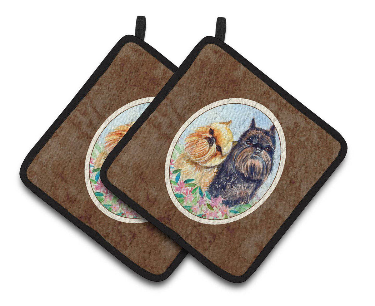 Brussels Griffon Pair of Pot Holders 7179PTHD - the-store.com