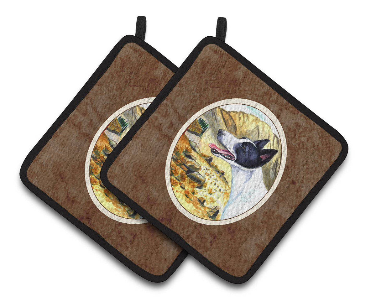 Canaan Dog Pair of Pot Holders 7018PTHD - the-store.com