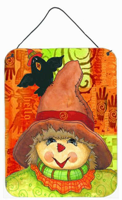 Harvey and the Scarecrow Fall Wall or Door Hanging Prints PJC1062DS1216 by Caroline&#39;s Treasures