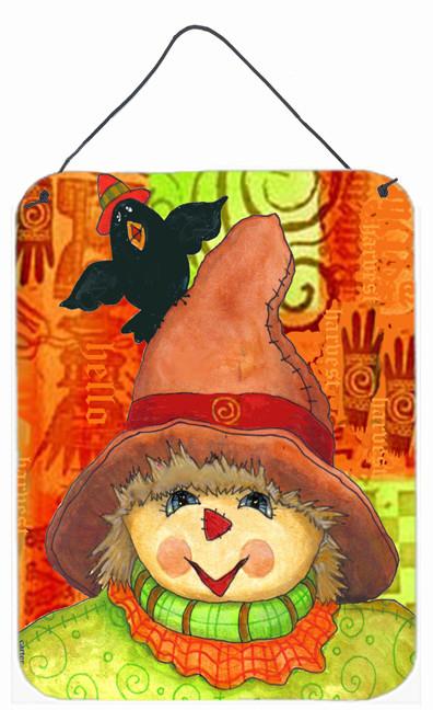Harvey and the Scarecrow Fall Wall or Door Hanging Prints PJC1062DS1216 by Caroline's Treasures