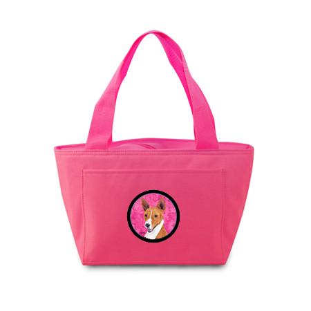 Pink Basenji Lunch Bag or Doggie Bag SC9124PK by Caroline&#39;s Treasures