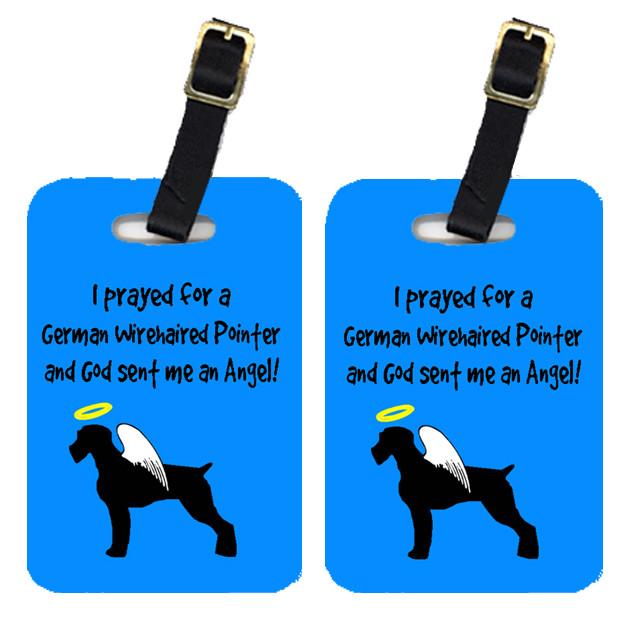Pair of 2 German Wirehaired Pointer Luggage Tags by Caroline&#39;s Treasures