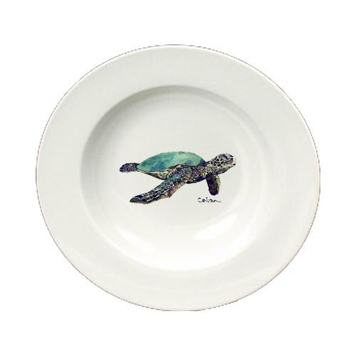 Turtle  Ceramic - Bowl Round 8.25 inch 8635-SBW by Caroline&#39;s Treasures