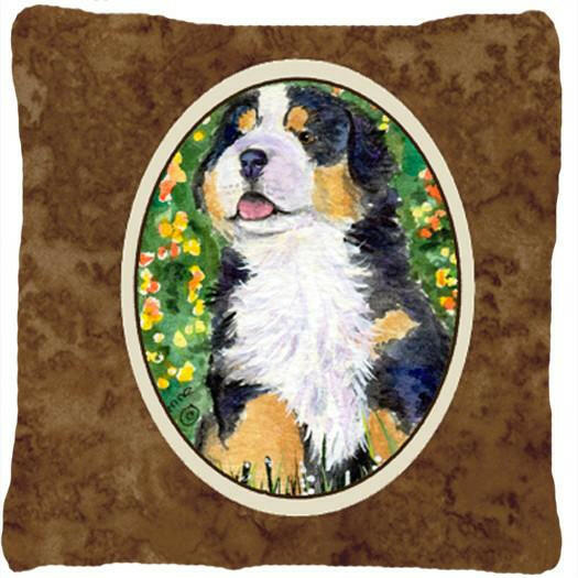 Bernese Mountain Dog Decorative   Canvas Fabric Pillow by Caroline's Treasures