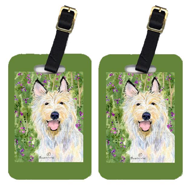 Pair of 2 Berger Picard Luggage Tags by Caroline&#39;s Treasures