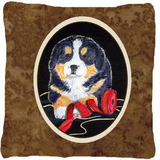 Bernese Mountain Dog Decorative   Canvas Fabric Pillow by Caroline's Treasures