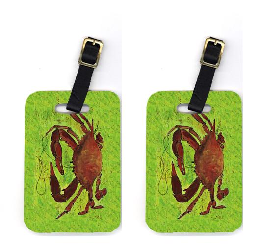 Pair of Crab Luggage Tags by Caroline&#39;s Treasures