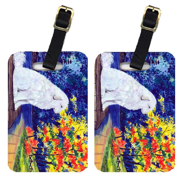 Pair of 2 Great Pyrenees Luggage Tags by Caroline&#39;s Treasures