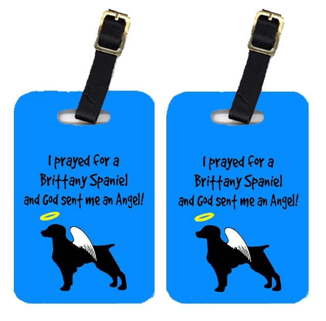 Pair of 2 Brittany Luggage Tags by Caroline's Treasures