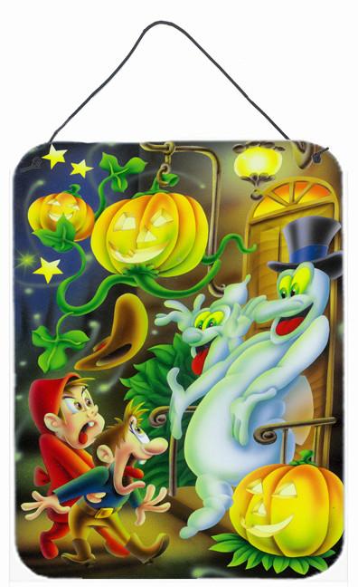 Scary Ghosts and Halloween Trick or Treaters Wall or Door Hanging Prints APH0933DS1216 by Caroline's Treasures