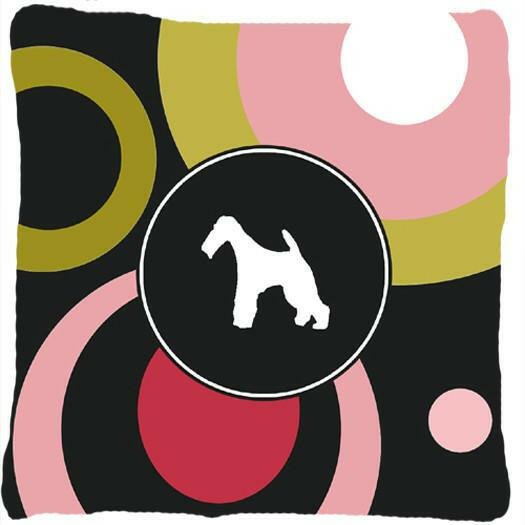 Fox Terrier Decorative   Canvas Fabric Pillow by Caroline&#39;s Treasures