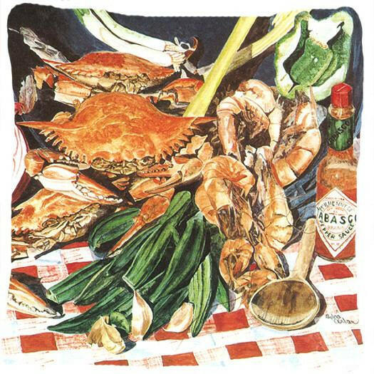 Crab Boil Decorative   Canvas Fabric Pillow - the-store.com
