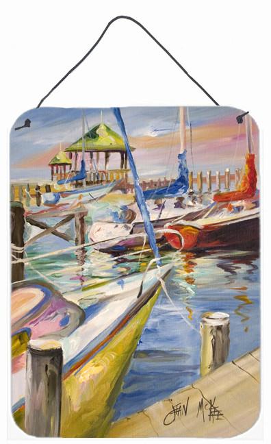Boat Docks Sailboats Wall or Door Hanging Prints JMK1151DS1216 by Caroline&#39;s Treasures