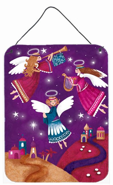Christmas Angels in Purple Wall or Door Hanging Prints APH7082DS1216 by Caroline&#39;s Treasures