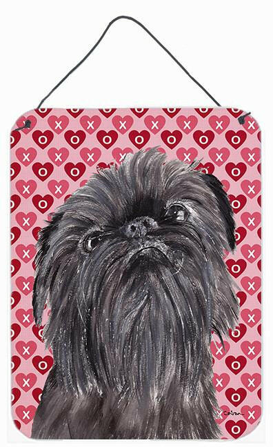 Caroline's Treasures Brussels Griffon Valentine's Love Aluminium Metal Wall or Door Hanging Prints