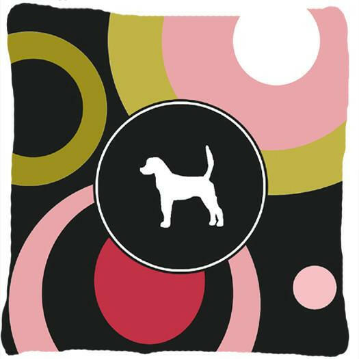 English Foxhound Decorative   Canvas Fabric Pillow by Caroline&#39;s Treasures