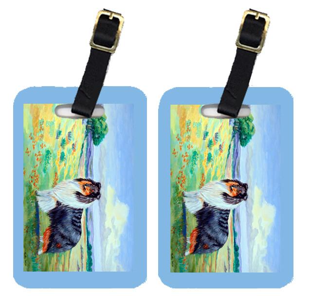 Pair of 2 Collie Luggage Tags by Caroline&#39;s Treasures