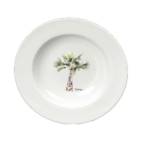 Palm Tree  Ceramic - Bowl Round 8.25 inch 8480-SBW by Caroline&#39;s Treasures
