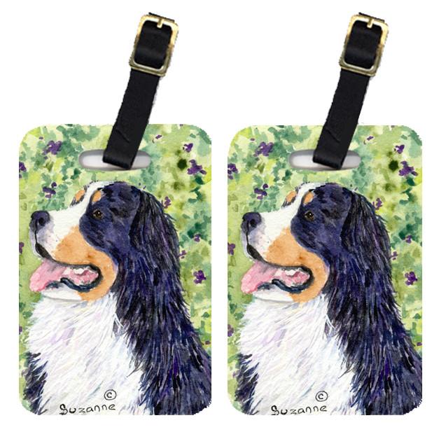 Pair of 2 Bernese Mountain Dog Luggage Tags by Caroline&#39;s Treasures
