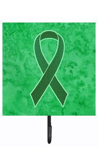 Kelly Green Ribbon for Kidney Cancer Awareness Leash or Key Holder AN1220SH4 by Caroline&#39;s Treasures