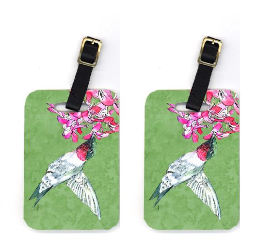 Pair of Hummingbird Luggage Tags by Caroline&#39;s Treasures