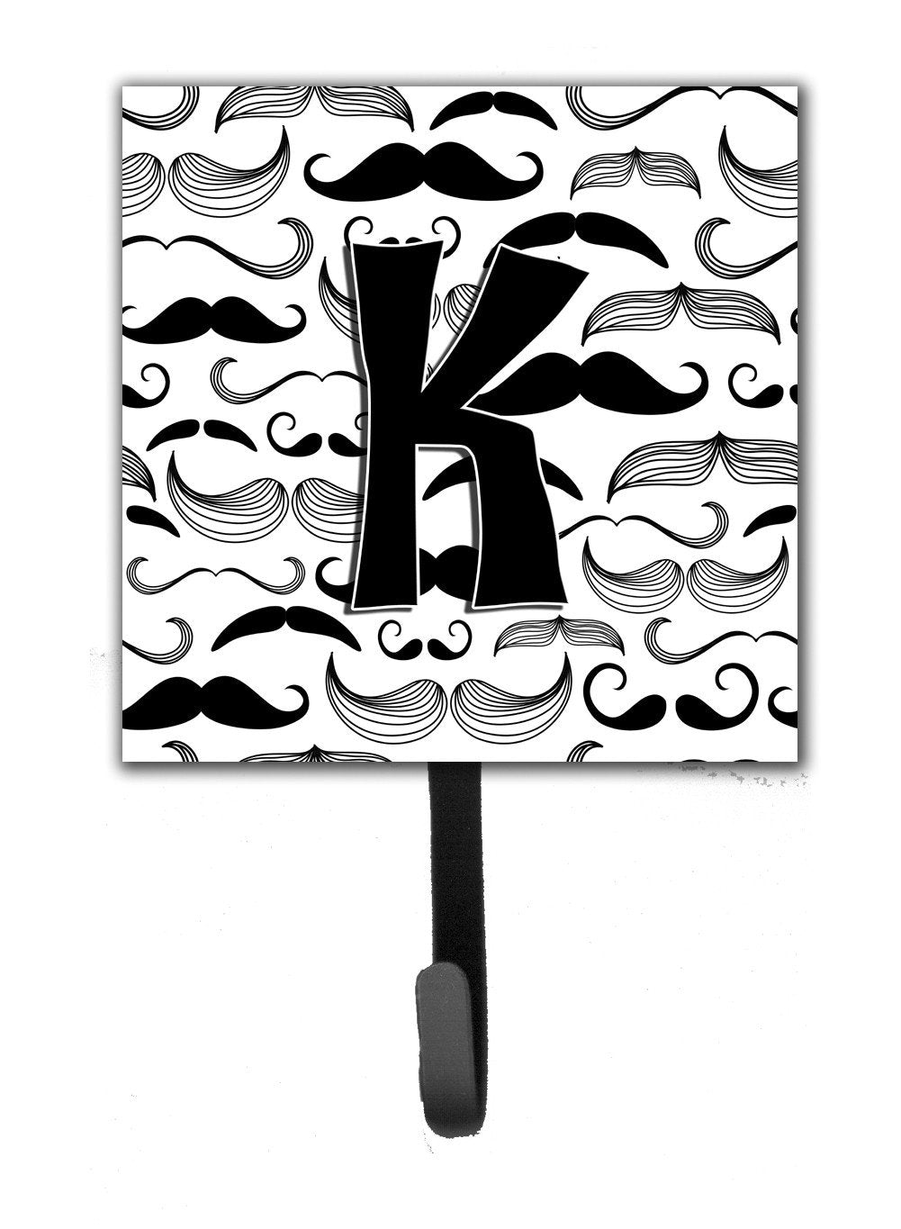Letter K Moustache Initial Leash or Key Holder CJ2009-KSH4 by Caroline&#39;s Treasures