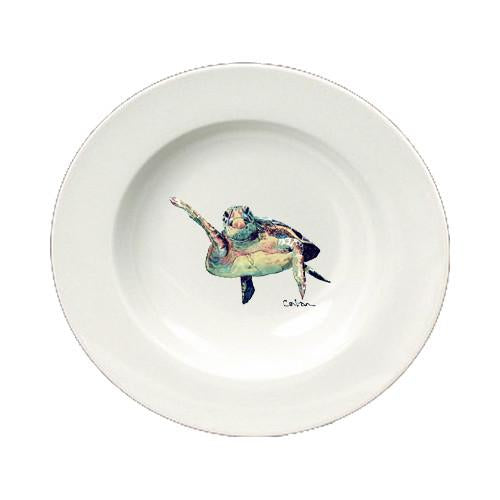 Turtle  Ceramic - Bowl Round 8.25 inch 8636-SBW by Caroline&#39;s Treasures