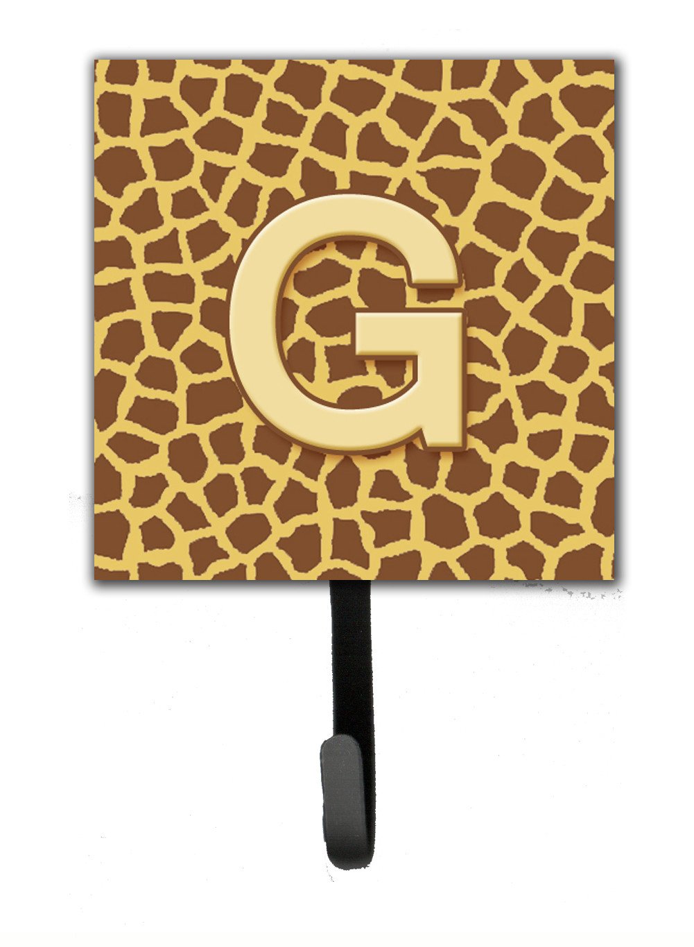Letter G Initial Monogram - Giraffe Leash Holder or Key Hook by Caroline&#39;s Treasures