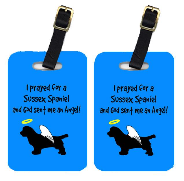 Pair of 2 Sussex Spaniel Luggage Tags by Caroline&#39;s Treasures