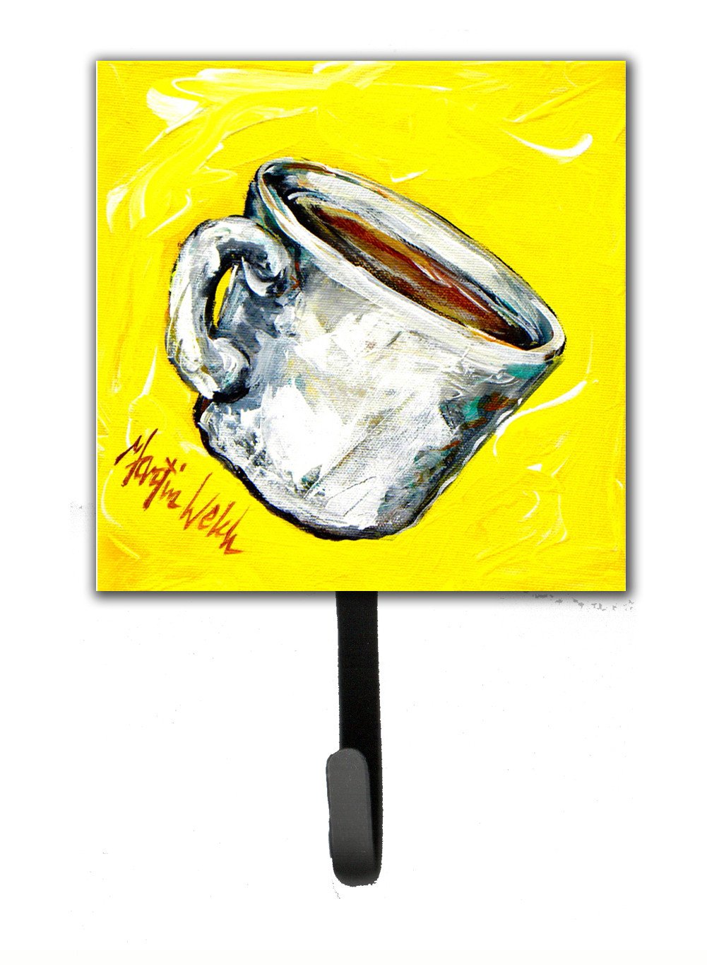 Coffee One Cup Leash or Key Holder by Caroline&#39;s Treasures