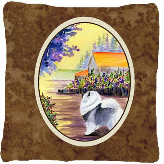 Keeshond Decorative   Canvas Fabric Pillow by Caroline&#39;s Treasures