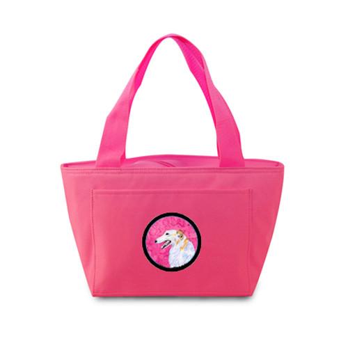 Pink Borzoi  Lunch Bag or Doggie Bag SS4751-PK by Caroline&#39;s Treasures