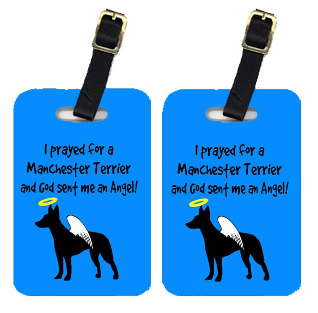 Pair of 2 Manchester Terrier Luggage Tags by Caroline's Treasures