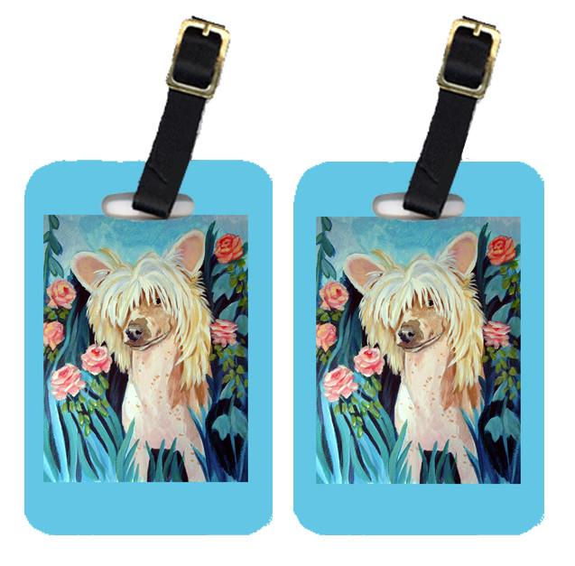 Pair of 2 Chinese Crested  Luggage Tags by Caroline&#39;s Treasures