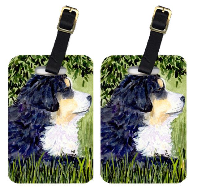 Pair of 2 Bernese Mountain Dog Luggage Tags by Caroline's Treasures