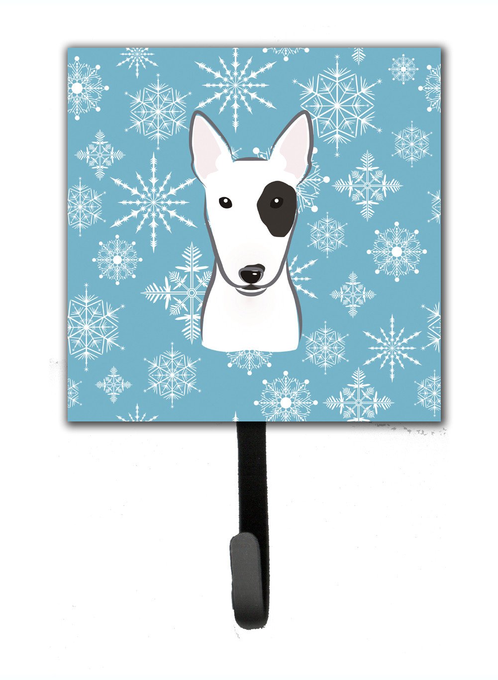 Snowflake Bull Terrier Leash or Key Holder BB1643SH4 by Caroline&#39;s Treasures