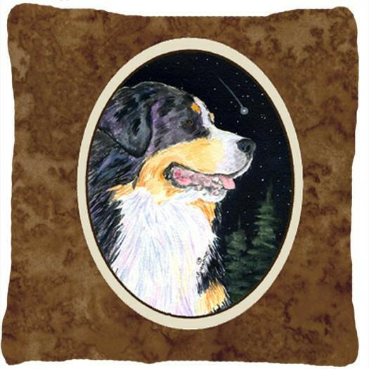 Starry Night Bernese Mountain Dog Decorative   Canvas Fabric Pillow by Caroline&#39;s Treasures