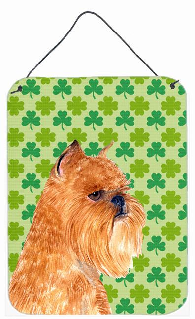 Brussels Griffon St. Patrick&#39;s Day Shamrock Wall or Door Hanging Prints by Caroline&#39;s Treasures