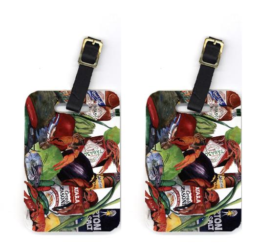 Pair of Louisiana Spices Luggage Tags by Caroline&#39;s Treasures