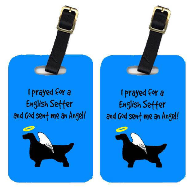 Pair of 2 English Setter Luggage Tags by Caroline&#39;s Treasures