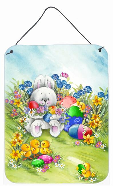 Easter Bunny and Eggs Wall or Door Hanging Prints APH5528DS1216 by Caroline&#39;s Treasures