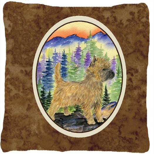 Cairn Terrier Decorative   Canvas Fabric Pillow by Caroline&#39;s Treasures
