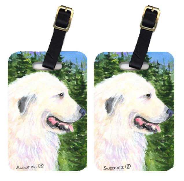 Pair of 2 Great Pyrenees Luggage Tags by Caroline&#39;s Treasures