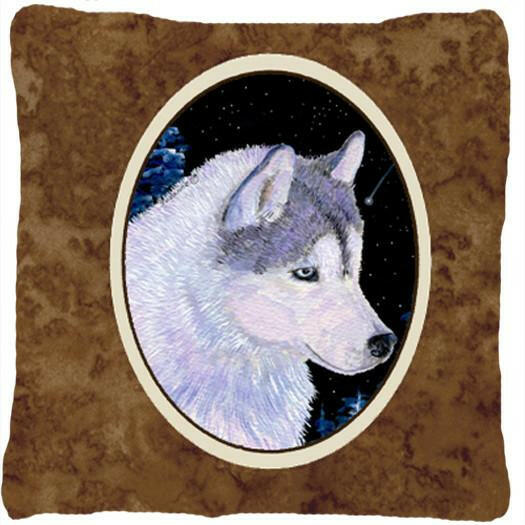 Siberian Husky Decorative   Canvas Fabric Pillow by Caroline's Treasures