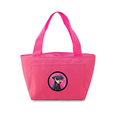 Pink Doberman Lunch Bag or Doggie Bag SC9126PK by Caroline&#39;s Treasures
