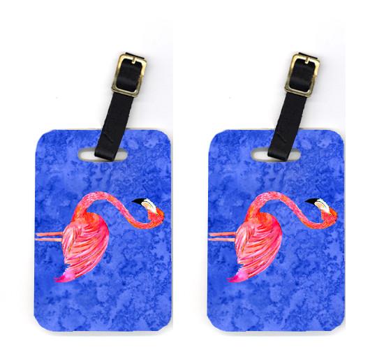 Pair of Flamingo Luggage Tags by Caroline&#39;s Treasures