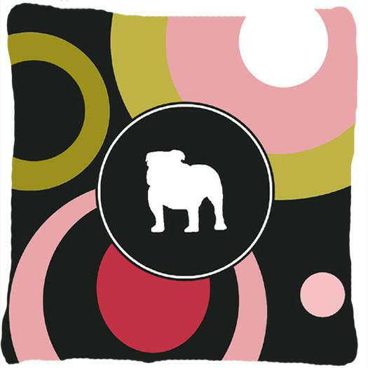 Bulldog Decorative   Canvas Fabric Pillow by Caroline&#39;s Treasures