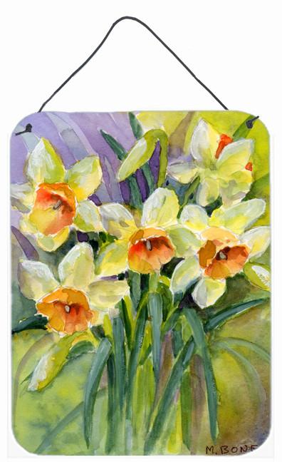 Daffodils by Maureen Bonfield Wall or Door Hanging Prints BMBO0880DS1216 by Caroline&#39;s Treasures