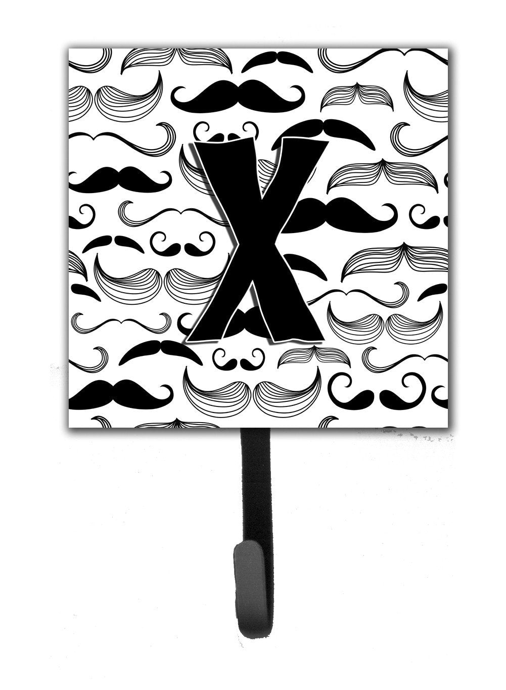 Letter X Moustache Initial Leash or Key Holder CJ2009-XSH4 by Caroline&#39;s Treasures